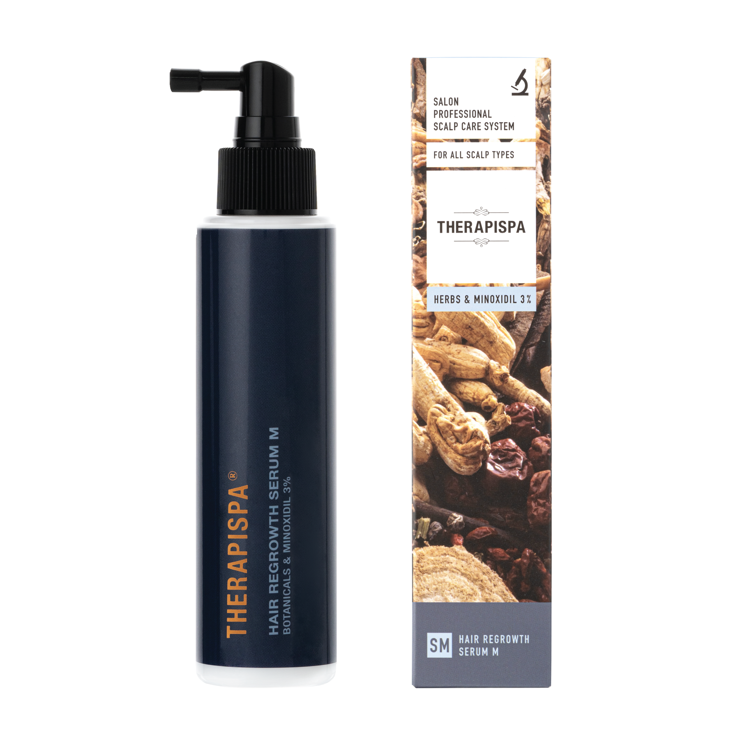 Hair Regrowth Serum M / Herbs & Minoxidil 3%