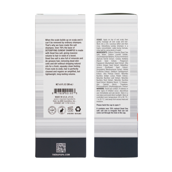 Detoxifying Sunday Shampoo / Dead Sea Salt