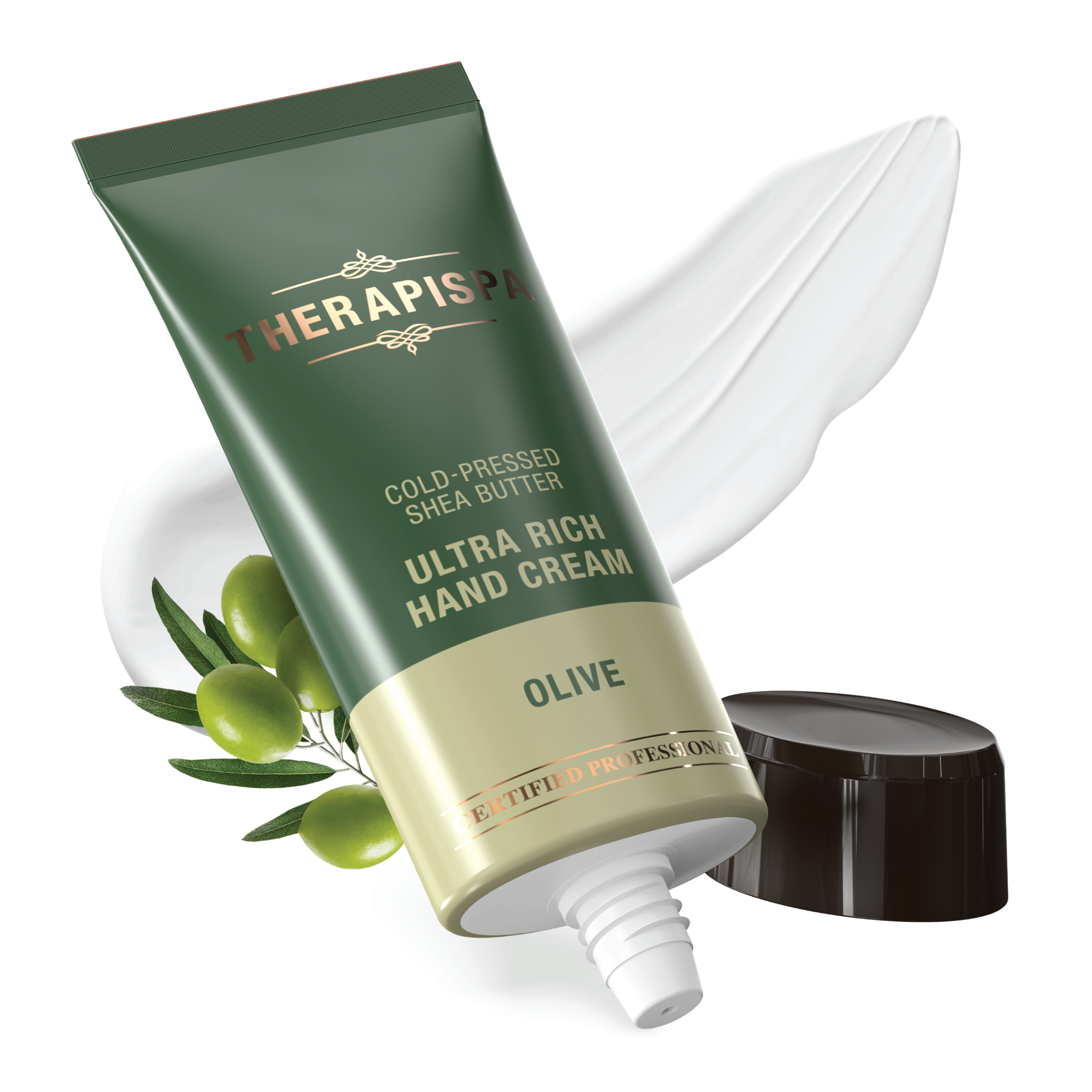Therapispa Extra Rich Hand & Body Cream Olive Scent, 1.7 fl oz THERAPISPA