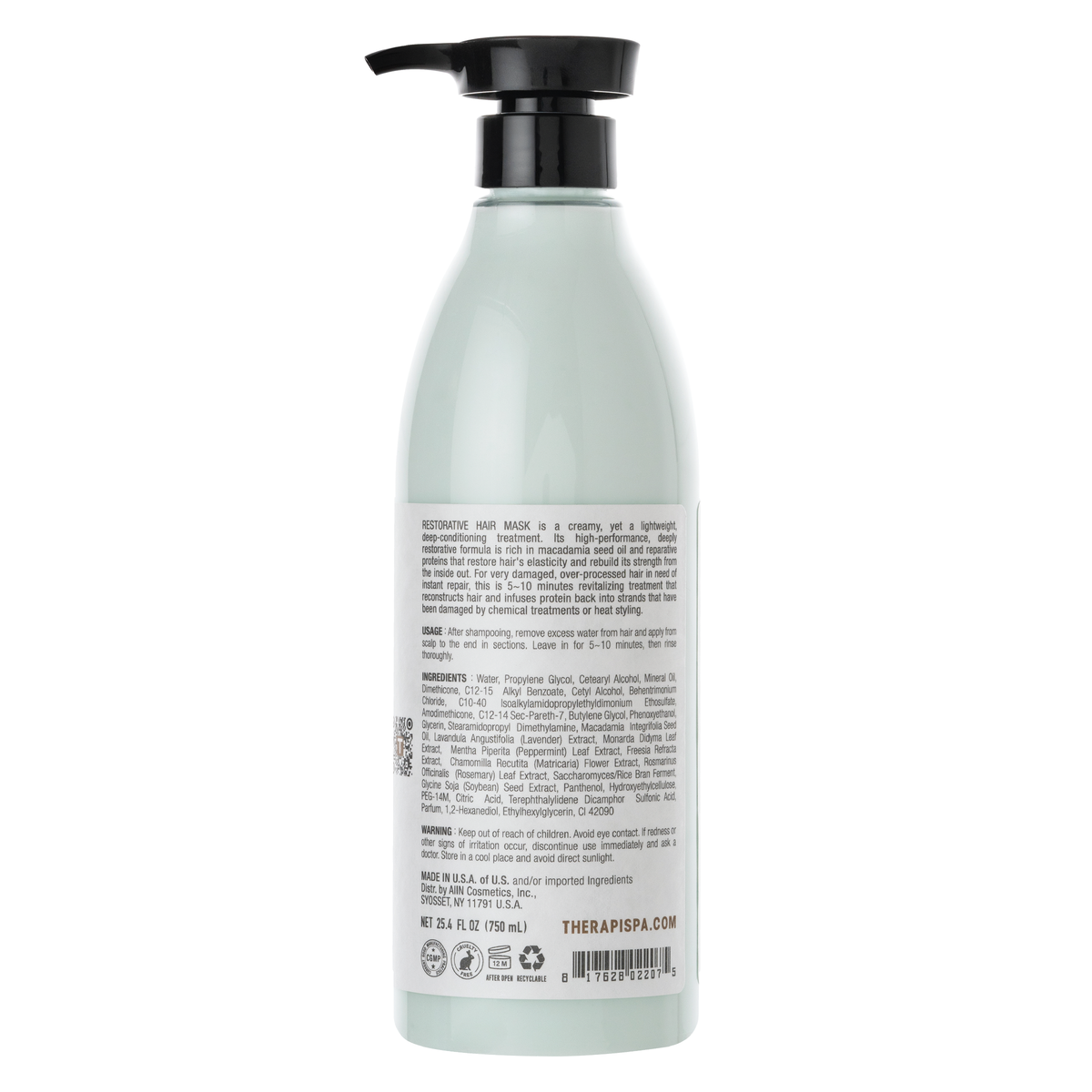 Restorative Hair Mask / Macadamia Seed Oil / Pro Size