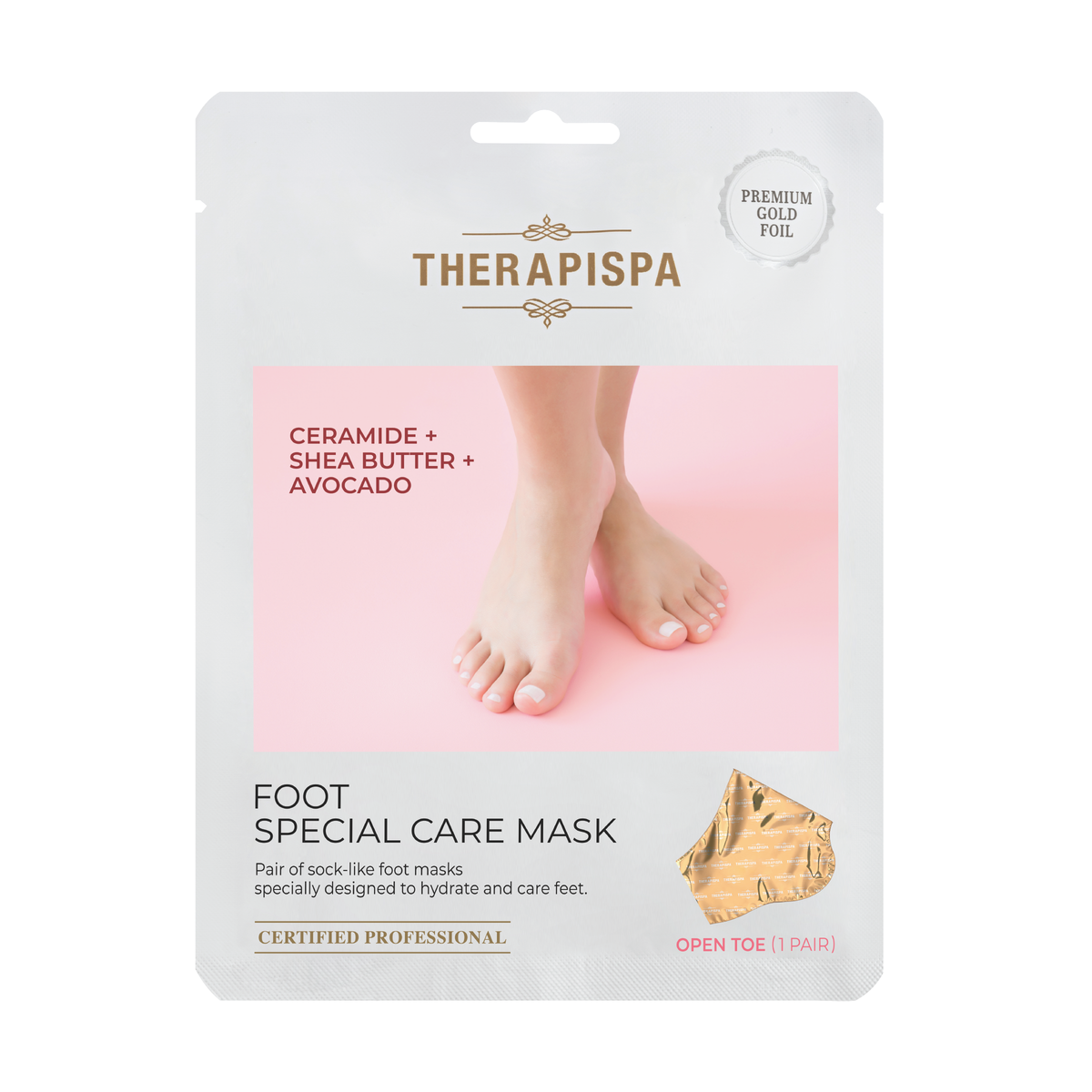 Foot Special Care Mask / Open Toe Edition (1 Pair)