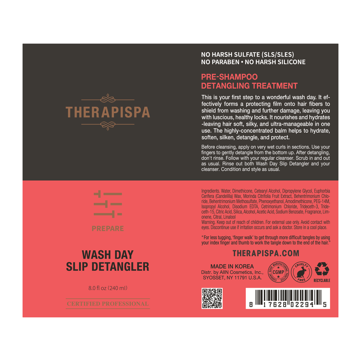 Wash Day Slip Detangler / Pre-Shampoo Detangling Treatment
